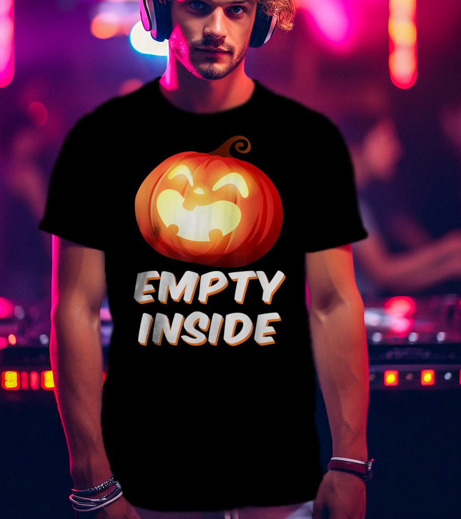 Empty Inside Halloween Pumpkin T-Shirt