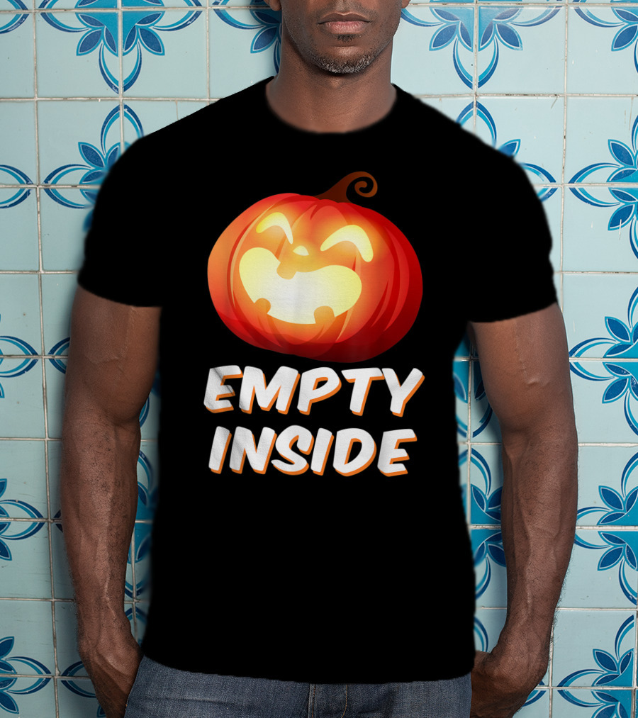 Empty Inside Halloween Pumpkin T-Shirt
