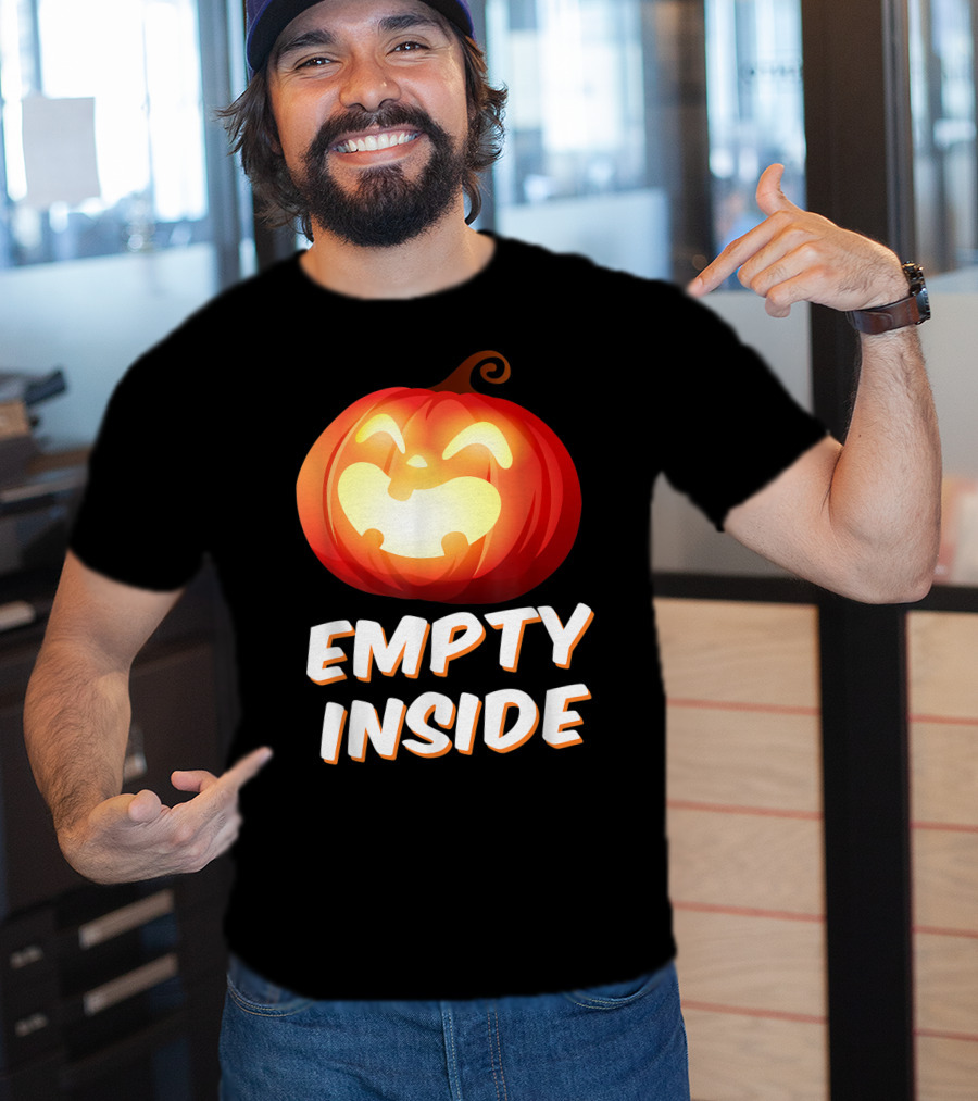 Empty Inside Halloween Pumpkin T-Shirt