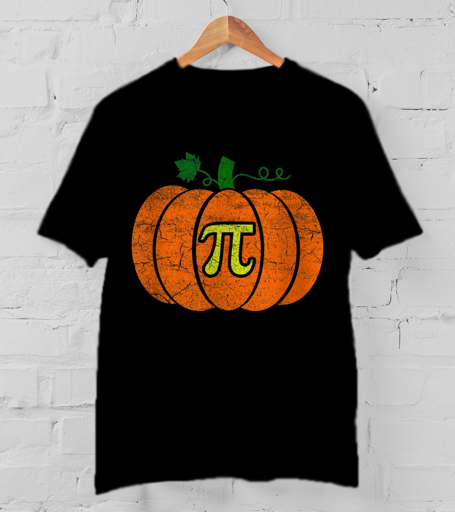 Halloween Pumpkin Pi Pie T-Shirt