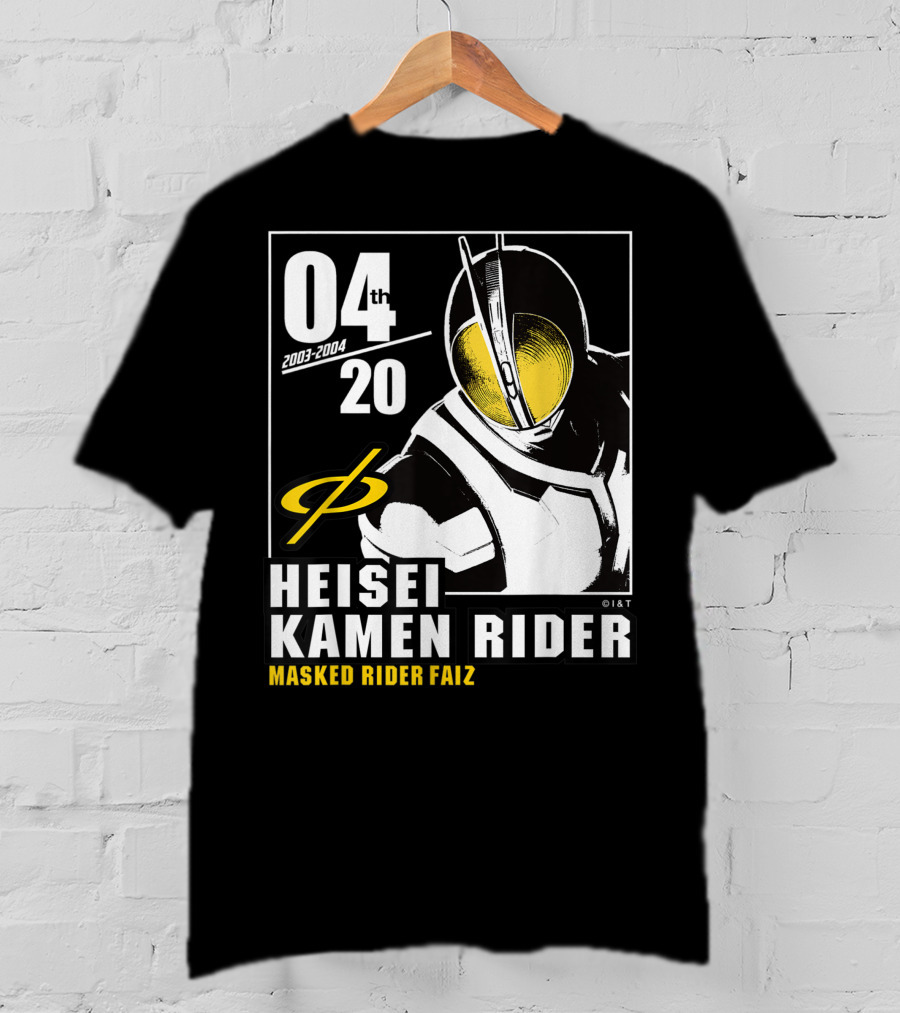 04 2003-2004 Heisei Kamen Rider Masked Rider Faiz T-Shirt
