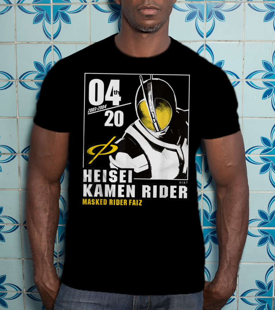 04 2003-2004 Heisei Kamen Rider Masked Rider Faiz T-Shirt