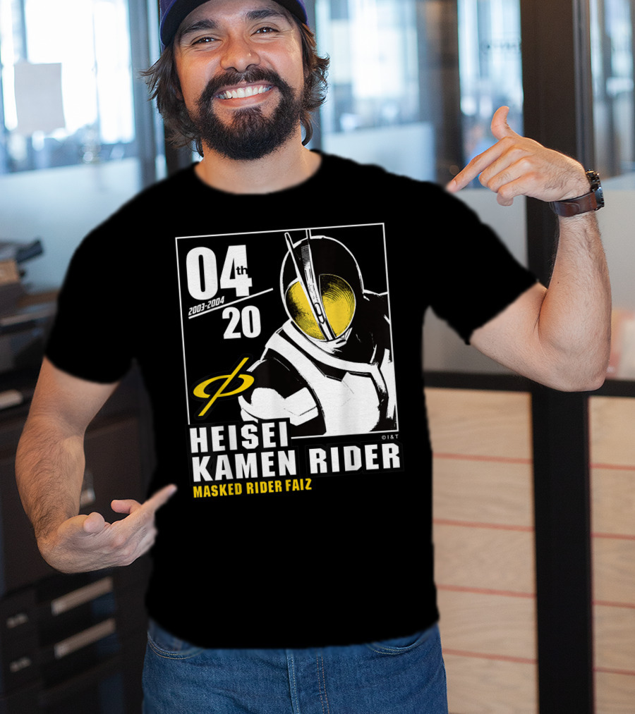 04 2003-2004 Heisei Kamen Rider Masked Rider Faiz T-Shirt