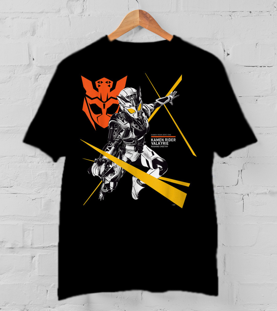 Kamen Rider Valkyrie Rushing Cheetah Zero-One Crossover T-Shirt