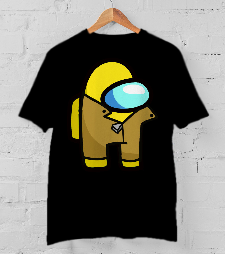Among Us Character Yellow Detective Crewmate T-Shirt