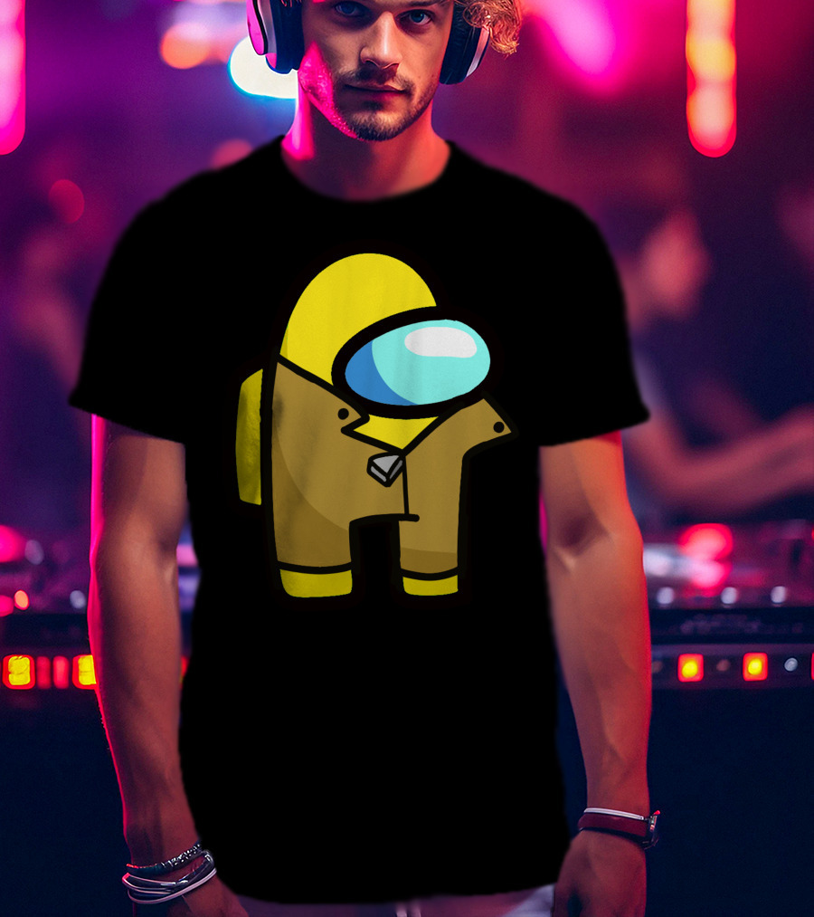 Among Us Character Yellow Detective Crewmate T-Shirt