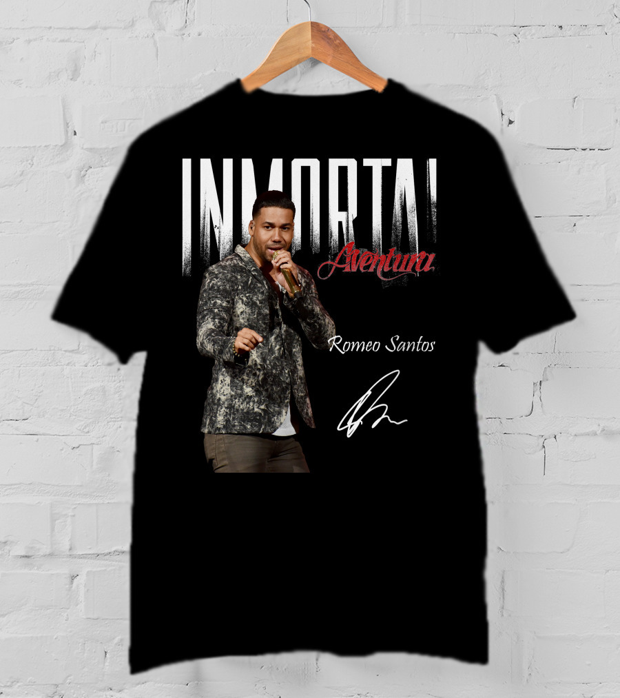 INMORTAL Aventura Romeo Santos Signature T-Shirt