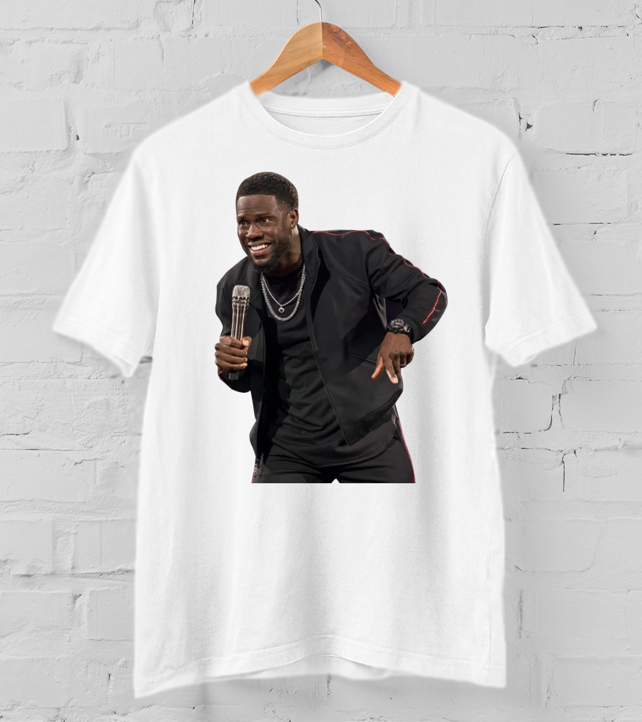 Kevin Hart Stand-Up Comedy Performance With Microphone T-Shirt