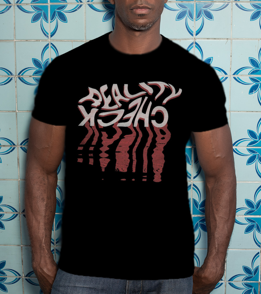 Reality Check Vintage Distorted Reflection T-Shirt