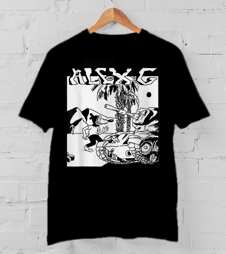 Sandy Alex G Cartoon Tank Forest Scene T-Shirt