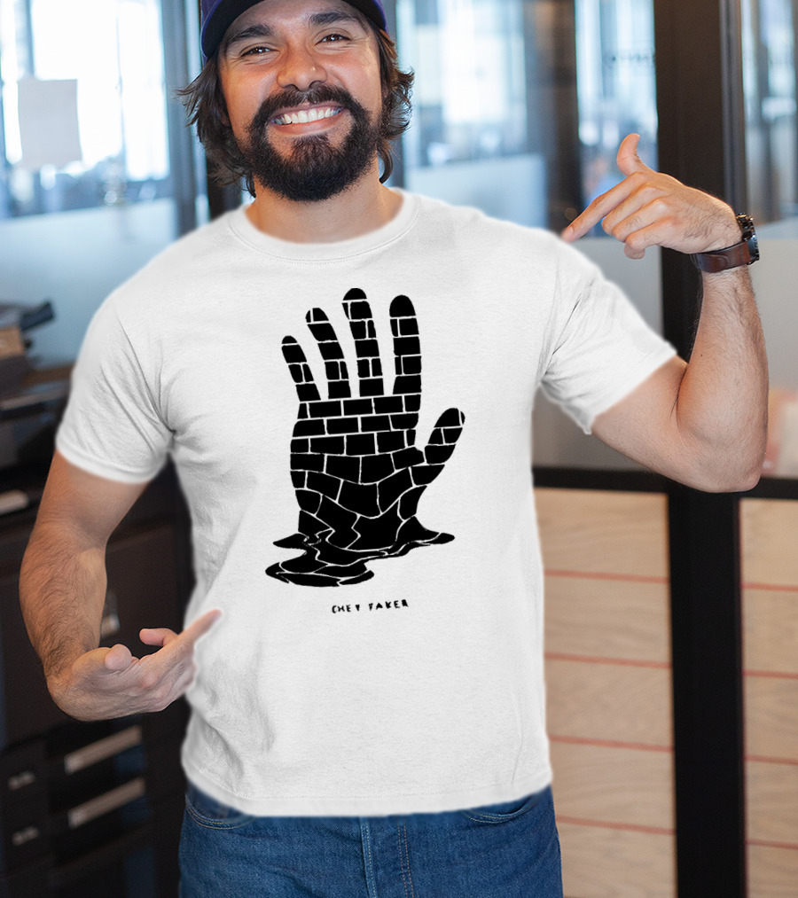 Chet Faker Built On Glass 2 Brick Hand T-Shirt