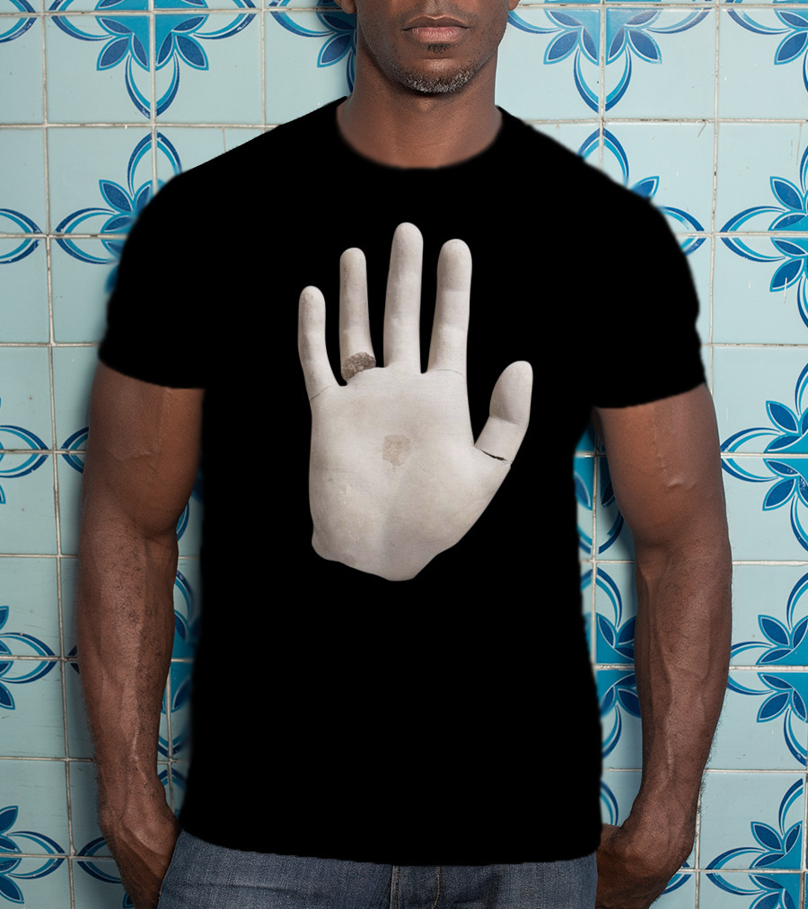 Built On Glass Hand Sculpture T-Shirt