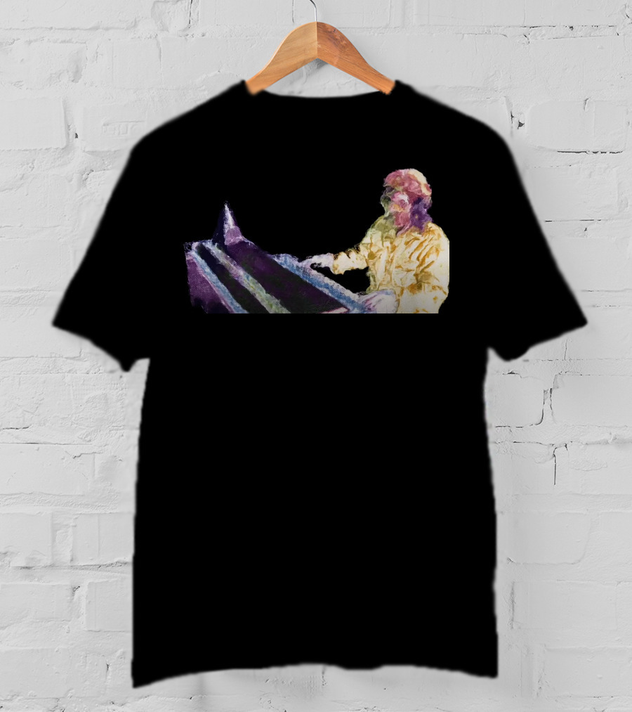 Get High Psychedelic Piano Player T-Shirt