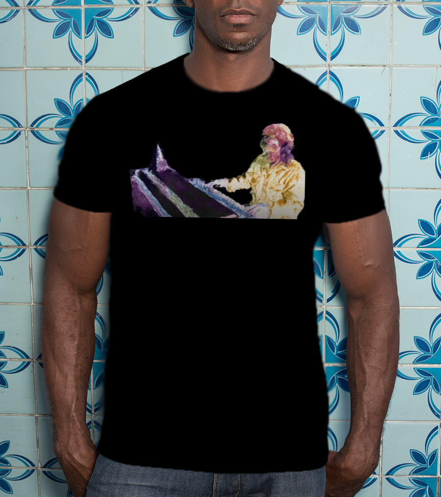 Get High Psychedelic Piano Player T-Shirt