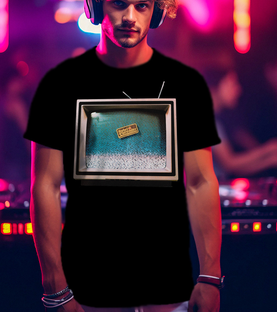 Hotel Surrender TV Static Retro Television T-Shirt