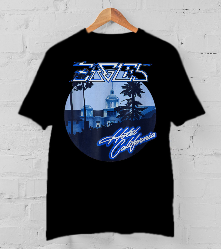 Eagles Hotel California Retro Vintage Band Music T-Shirt