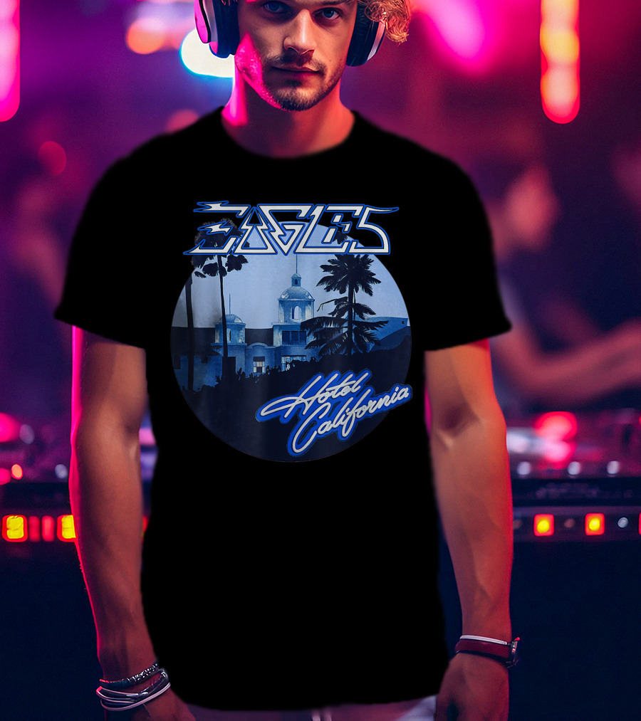 Eagles Hotel California Retro Vintage Band Music T-Shirt