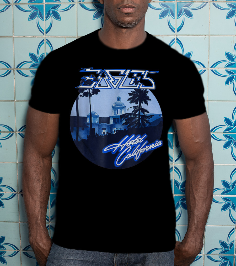 Eagles Hotel California Retro Vintage Band Music T-Shirt
