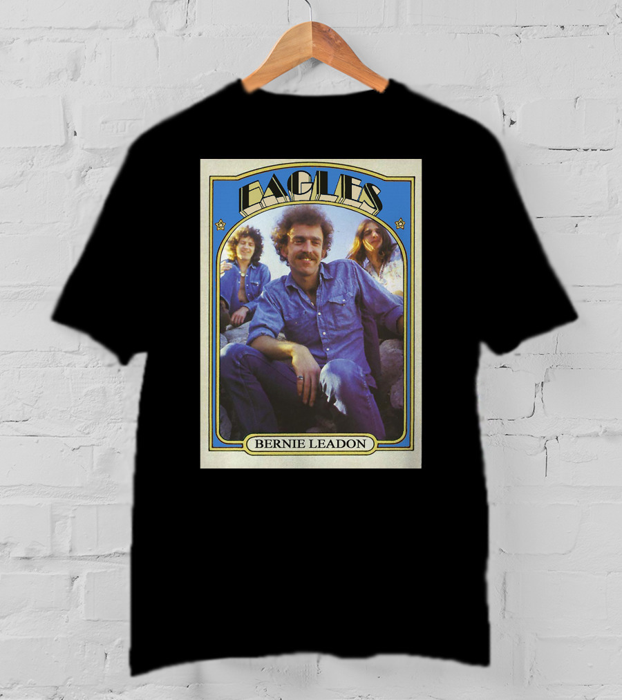 Eagles Bernie Leadon Vintage Card T-Shirt