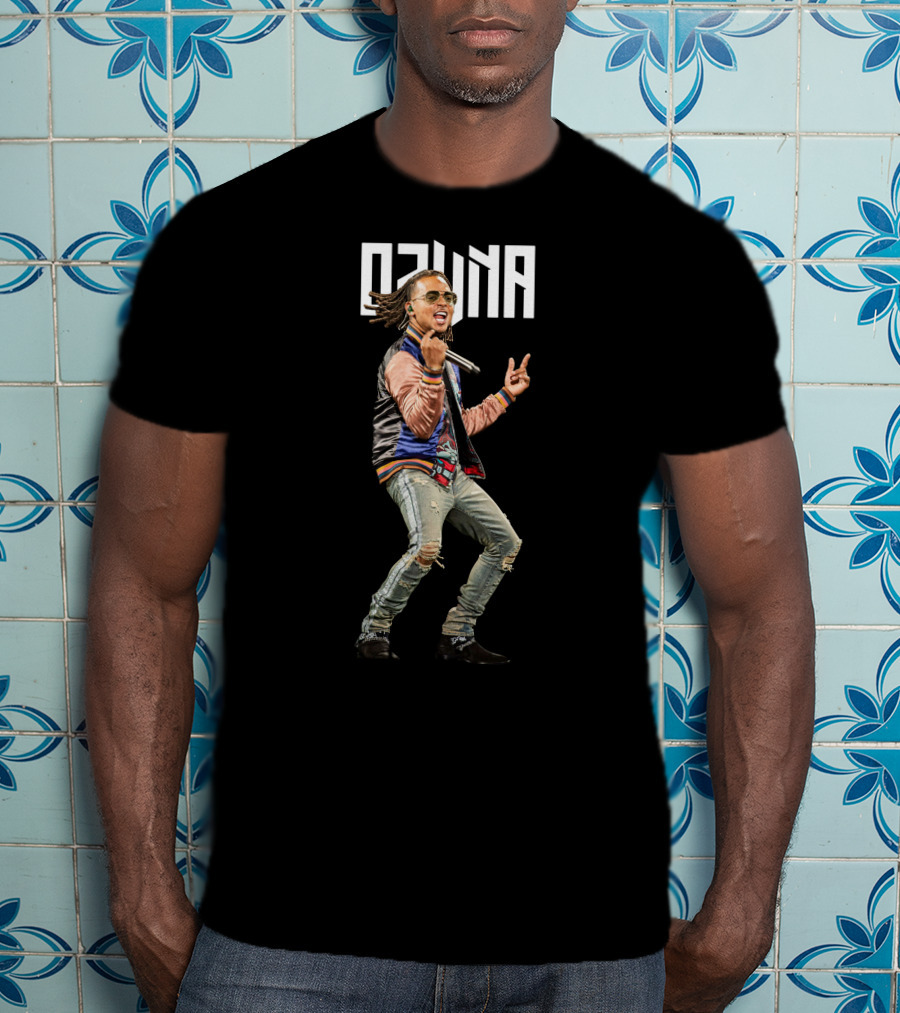 OZN Ozuna Music Icon Mic Performance T-Shirt