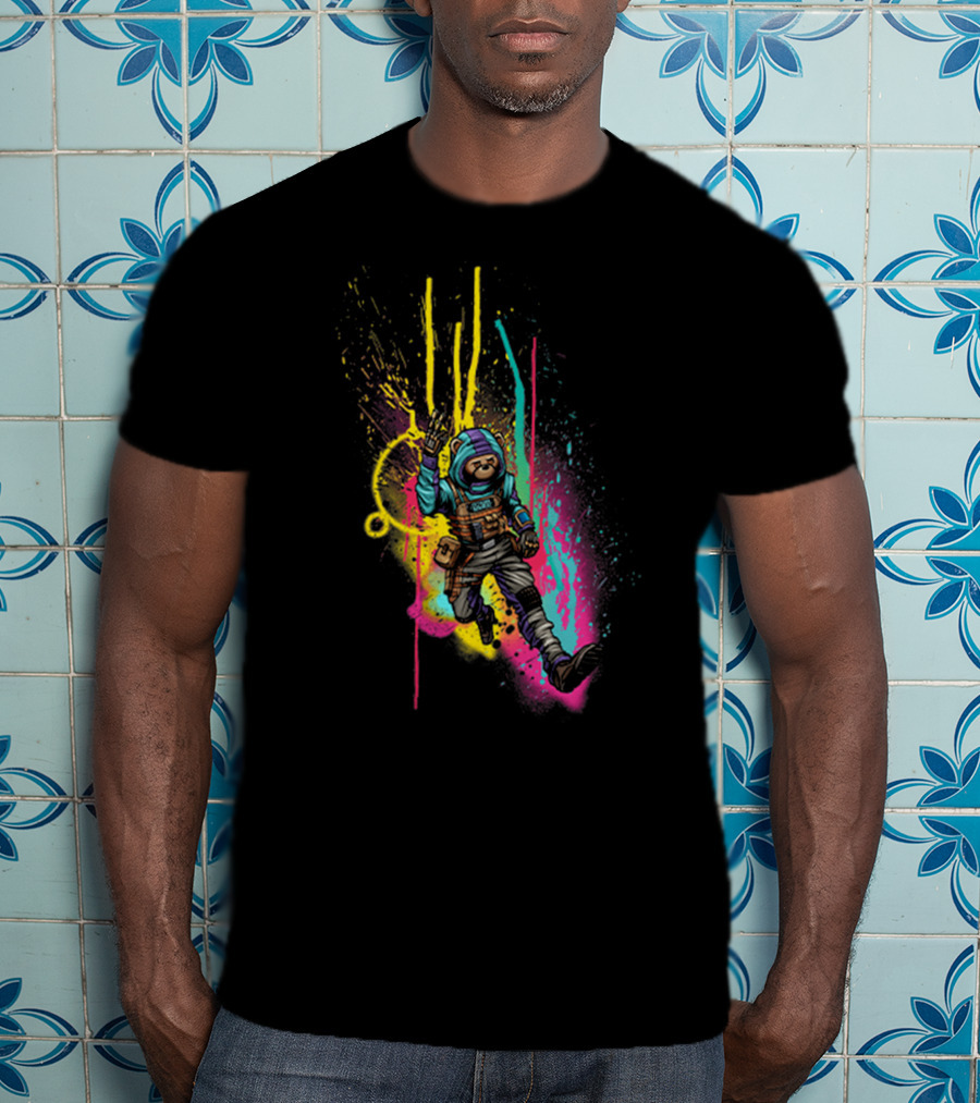 Ozuna X Duty Call Astronaut Graffiti Art Vibes T-Shirt