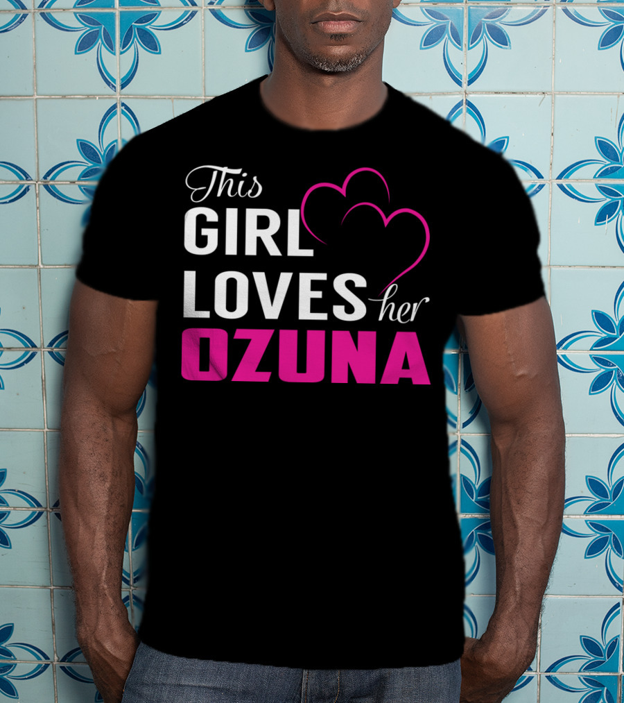 This Girl Loves Her OZUNA Heart T-Shirt