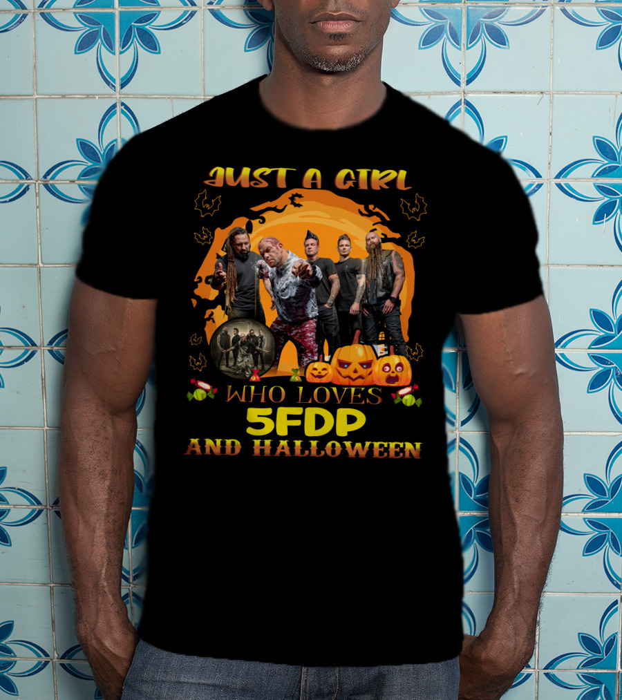 Just A Girl Who Loves 5FDP And Halloween T-Shirt