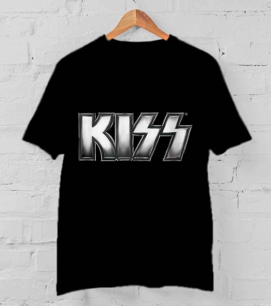 KISS Silver Metallic T-Shirt