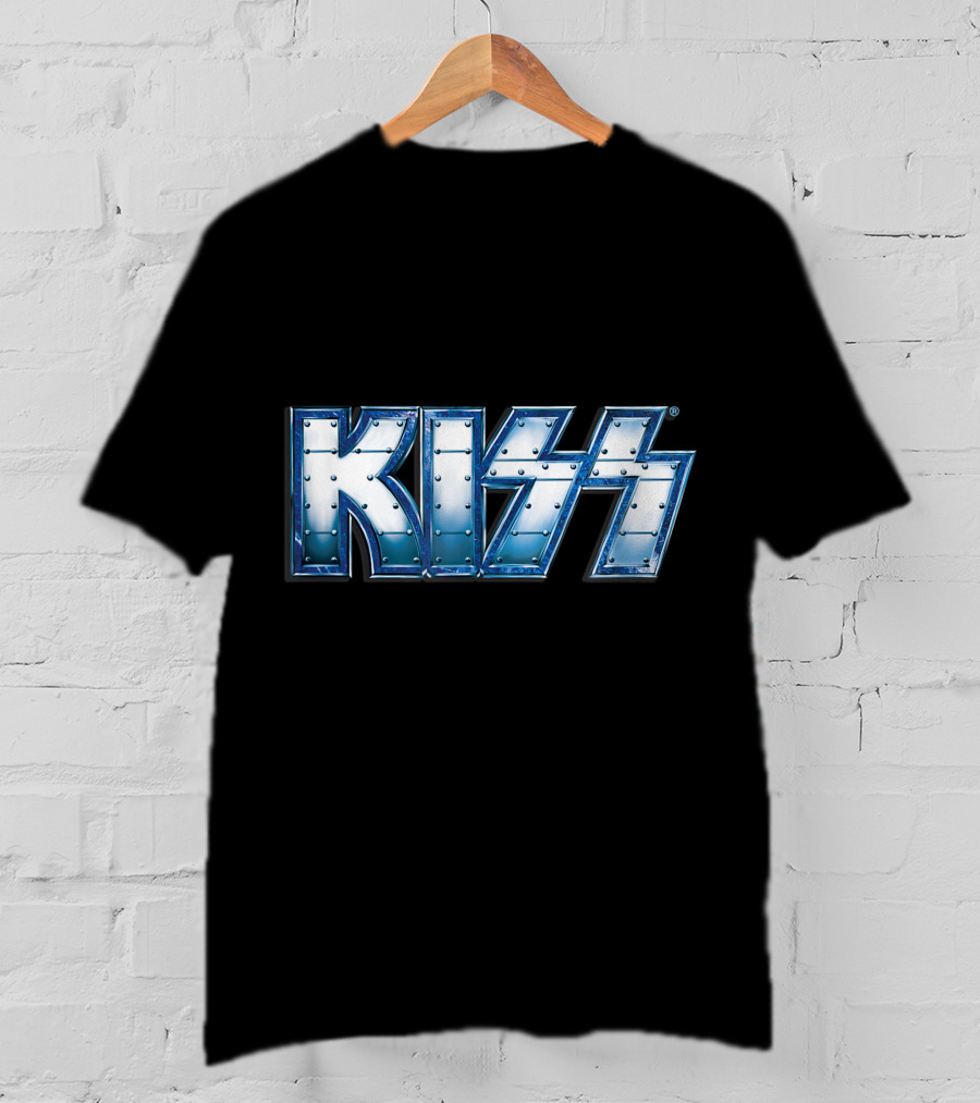 KISS Blue Steel Rivet T-Shirt
