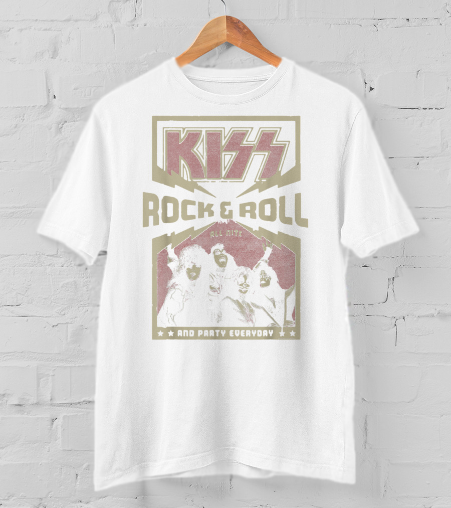 KISS Rock And Roll All Nite And Party Everyday T-Shirt
