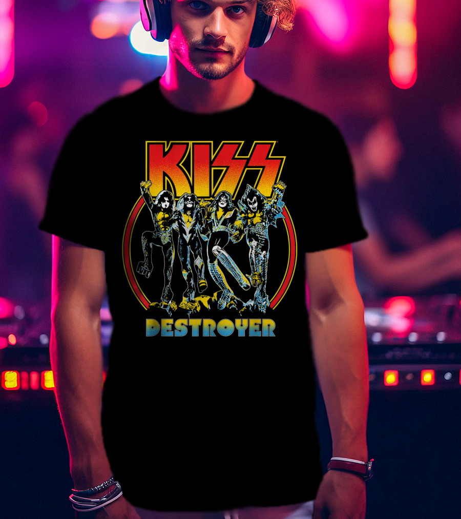 KISS Destroyer Rock And Roll Party T-Shirt
