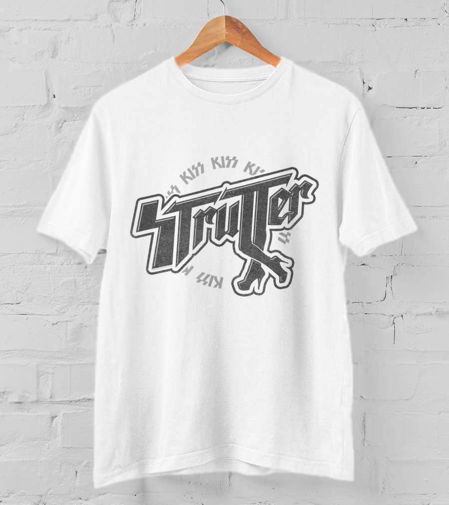 KISS Strutter Leg Logo Fan Merchandise T-Shirt