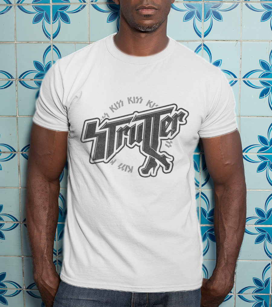 KISS Strutter Leg Logo Fan Merchandise T-Shirt