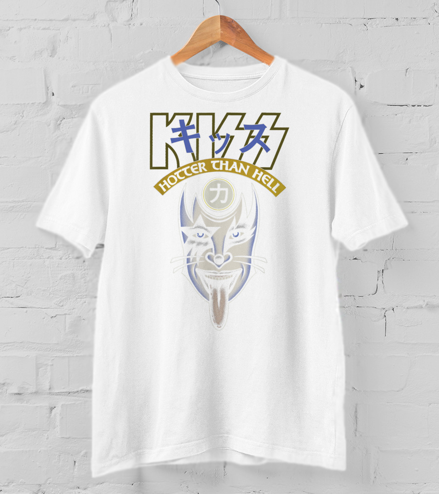 KISS Hotter Than Hell Power Face Iconic T-Shirt