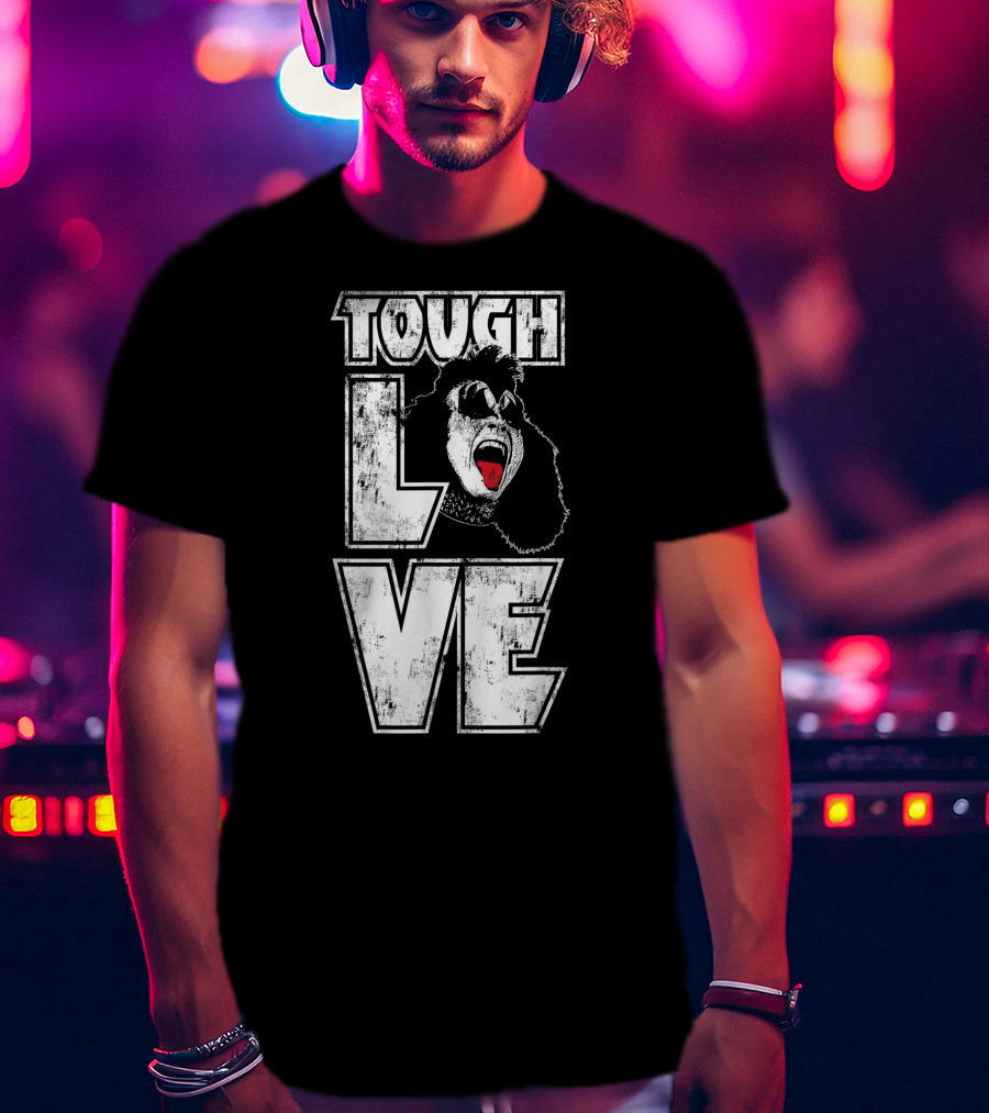 Tough Love Gene KISS Rock Iconic T-Shirt
