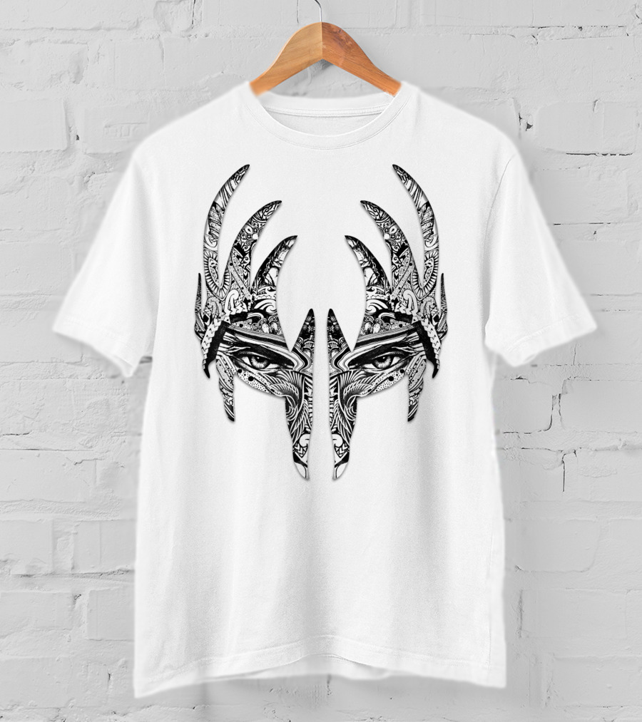 KISS Tribal Demon Mask Face T-Shirt