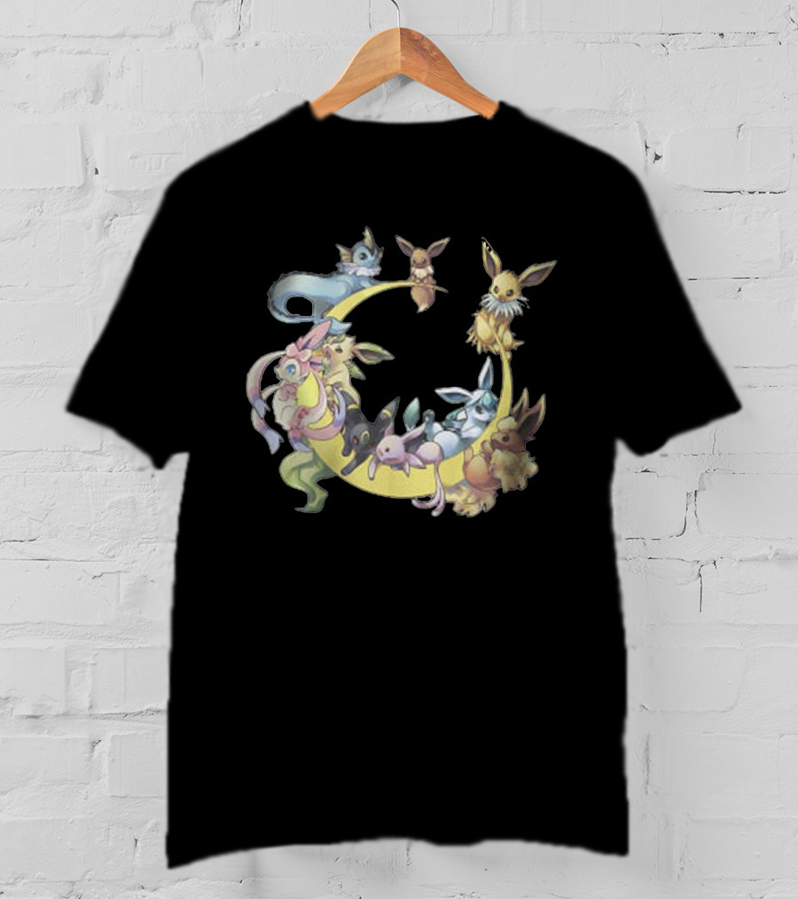 Eevee Evolutions Circle - Cool Pokemon T-Shirt
