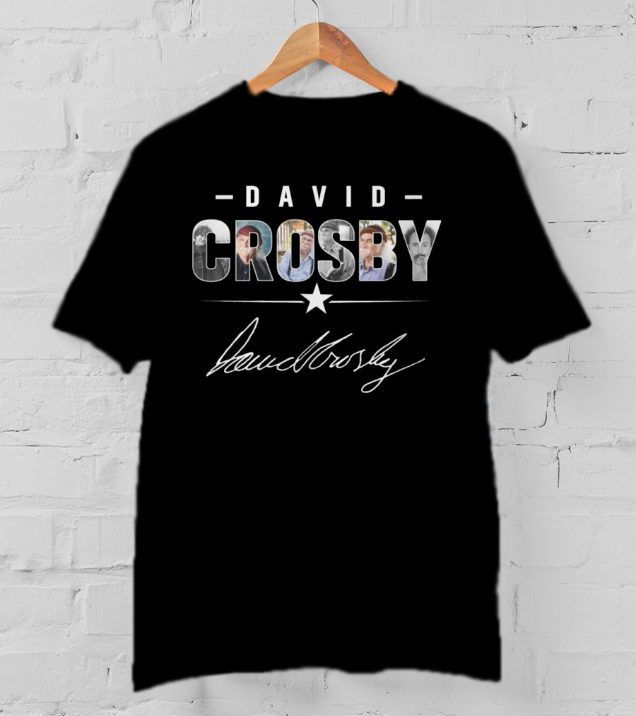 DAVID CROSBY Signature Star T-Shirt