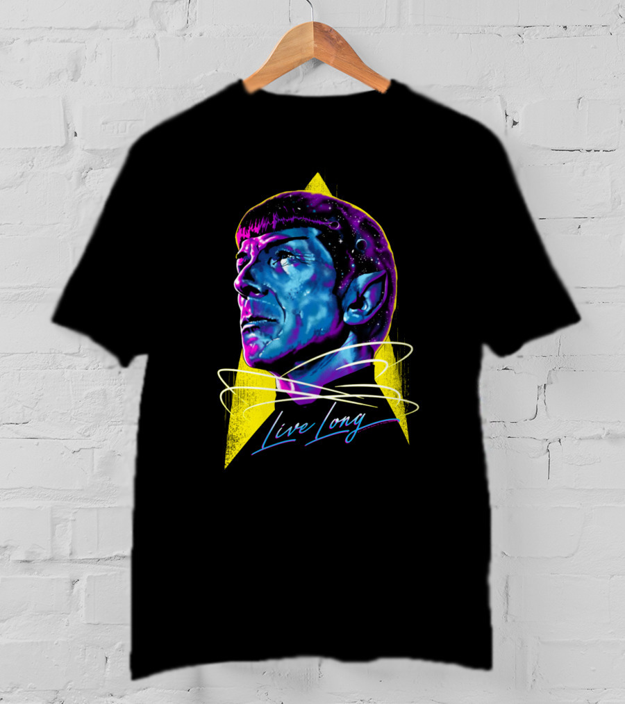 Live Long Star Trek Spock T-Shirt