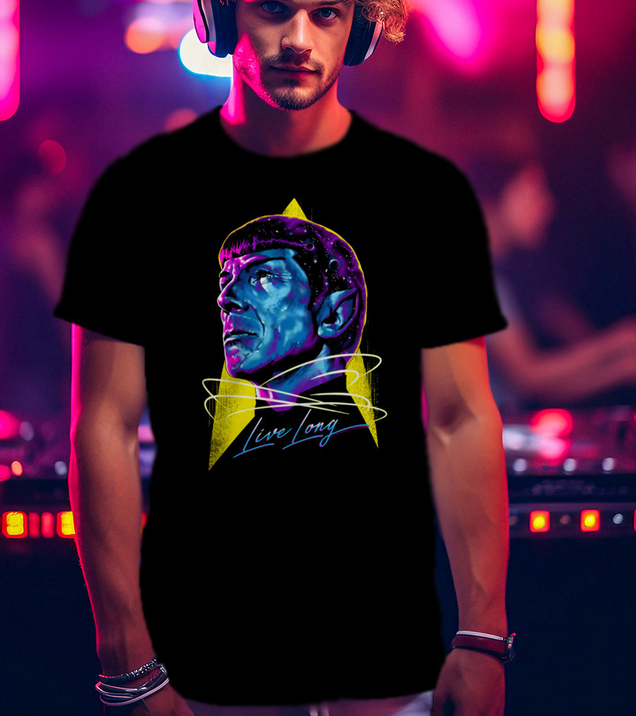 Live Long Star Trek Spock T-Shirt