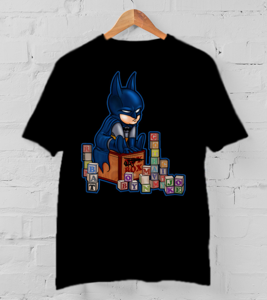 Cool Gotham Batman Blocks Joker Toy Box T-Shirt