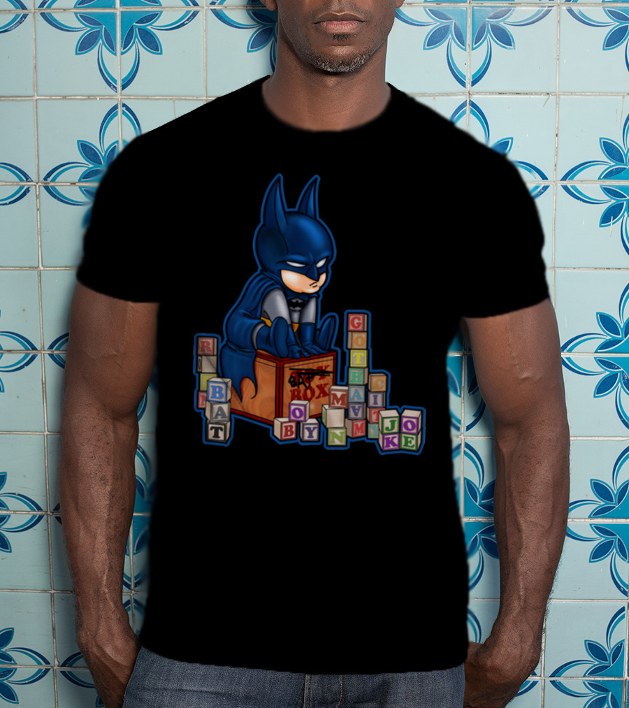 Cool Gotham Batman Blocks Joker Toy Box T-Shirt