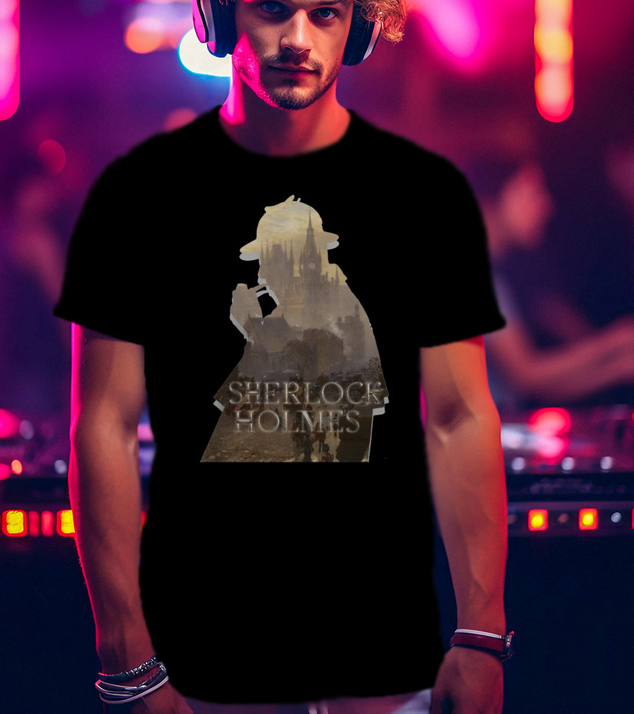Sherlock Holmes Victorian London T-Shirt