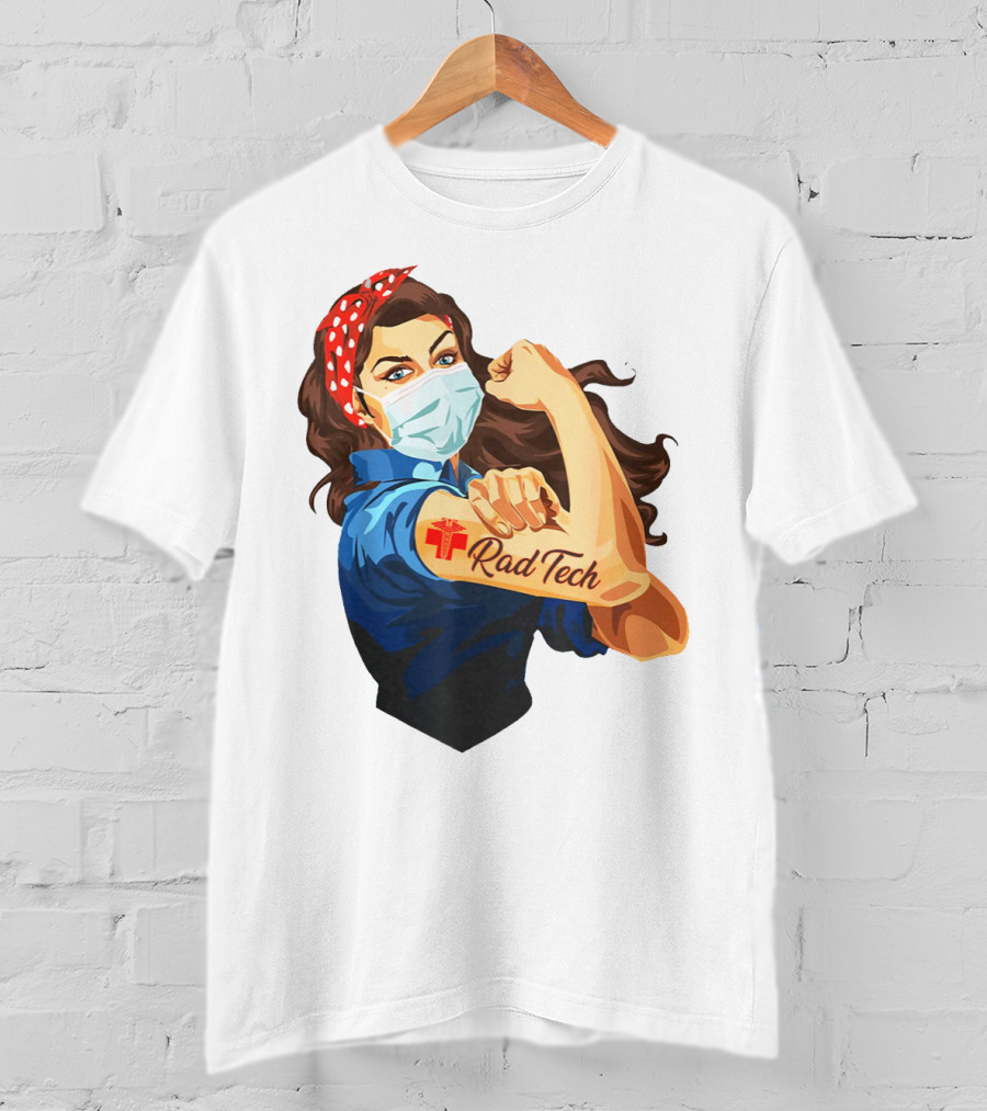 Empowered Rad Tech Strong Rosie Image T-Shirt