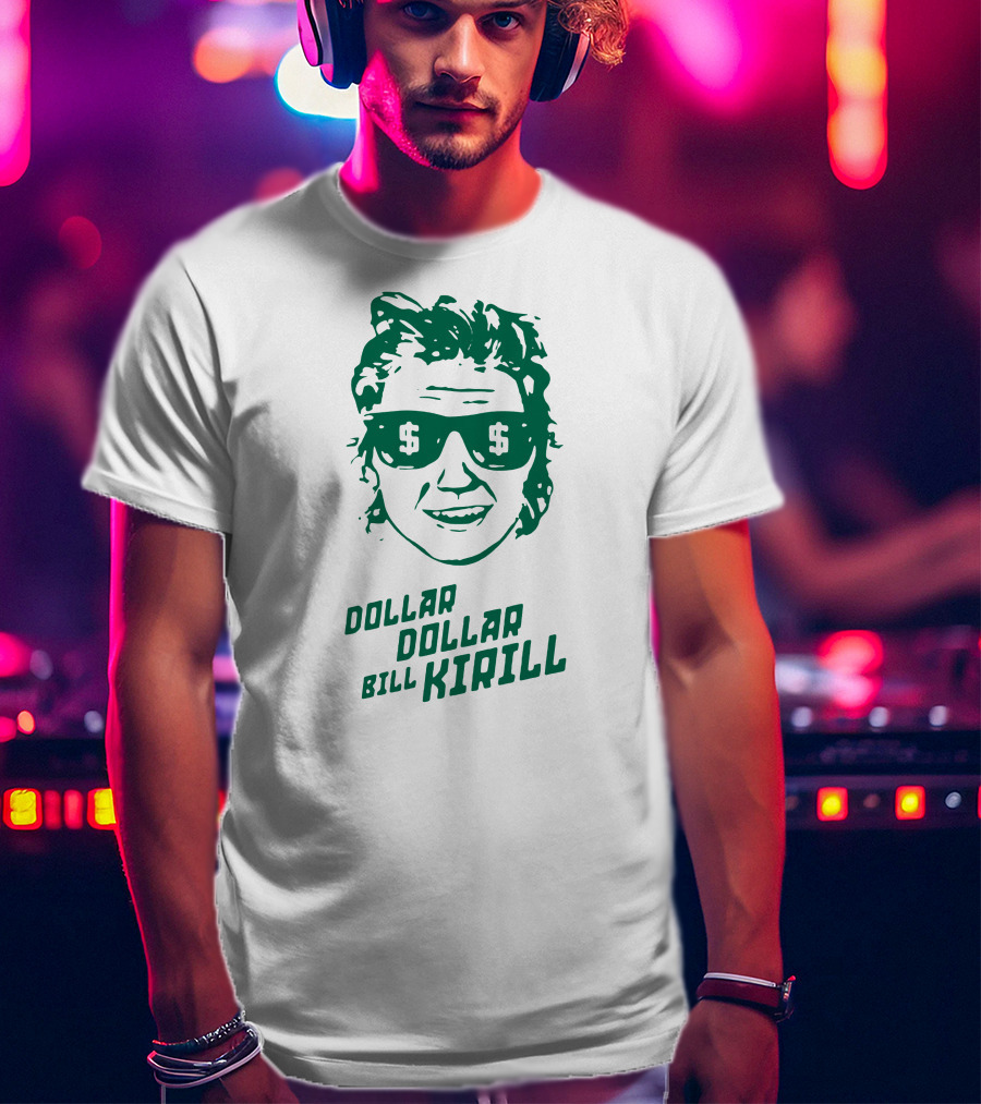 Dollar Dollar Bill Kirill Sunglasses Icon With Dollar Signs T-Shirt