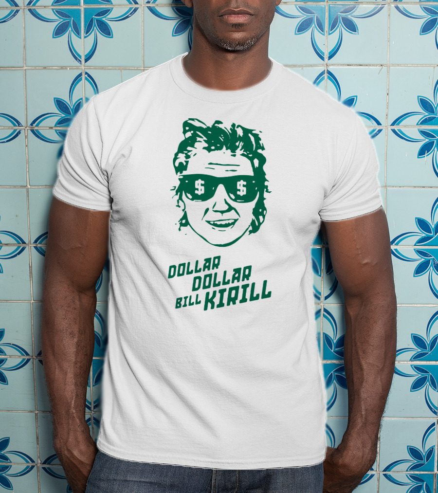 Dollar Dollar Bill Kirill Sunglasses Icon With Dollar Signs T-Shirt