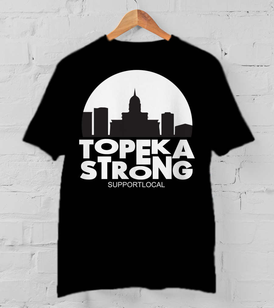 Topeka Strong Support Local Skyline T-Shirt