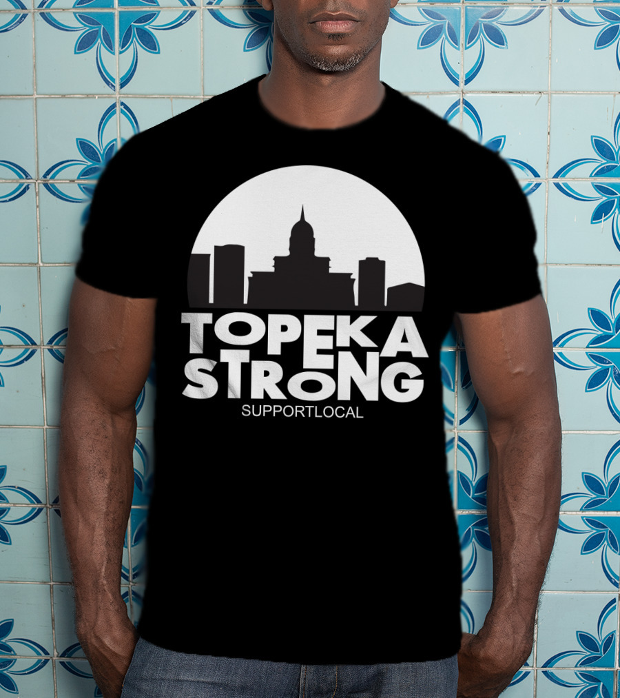Topeka Strong Support Local Skyline T-Shirt