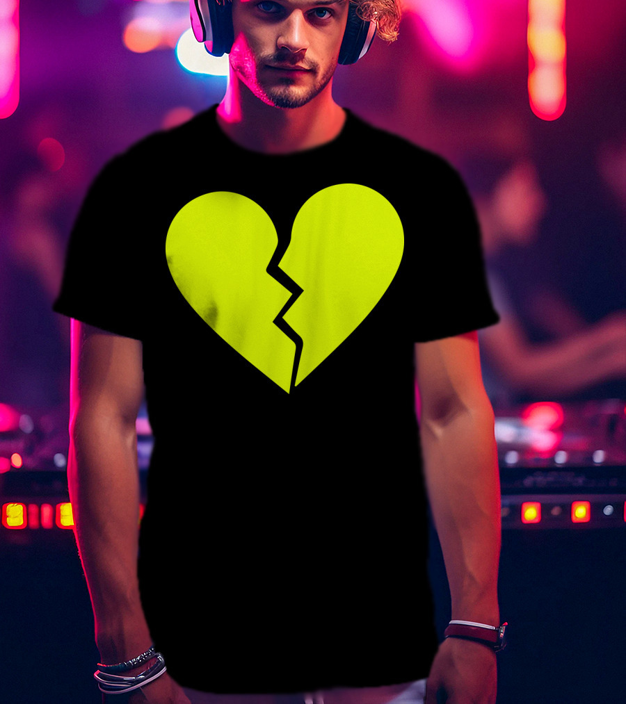 Marcus Lemonis Broken Heart Yellow Iconic T-Shirt