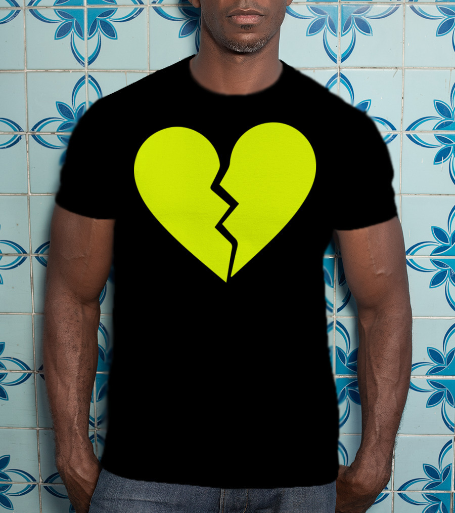 Marcus Lemonis Broken Heart Yellow Iconic T-Shirt